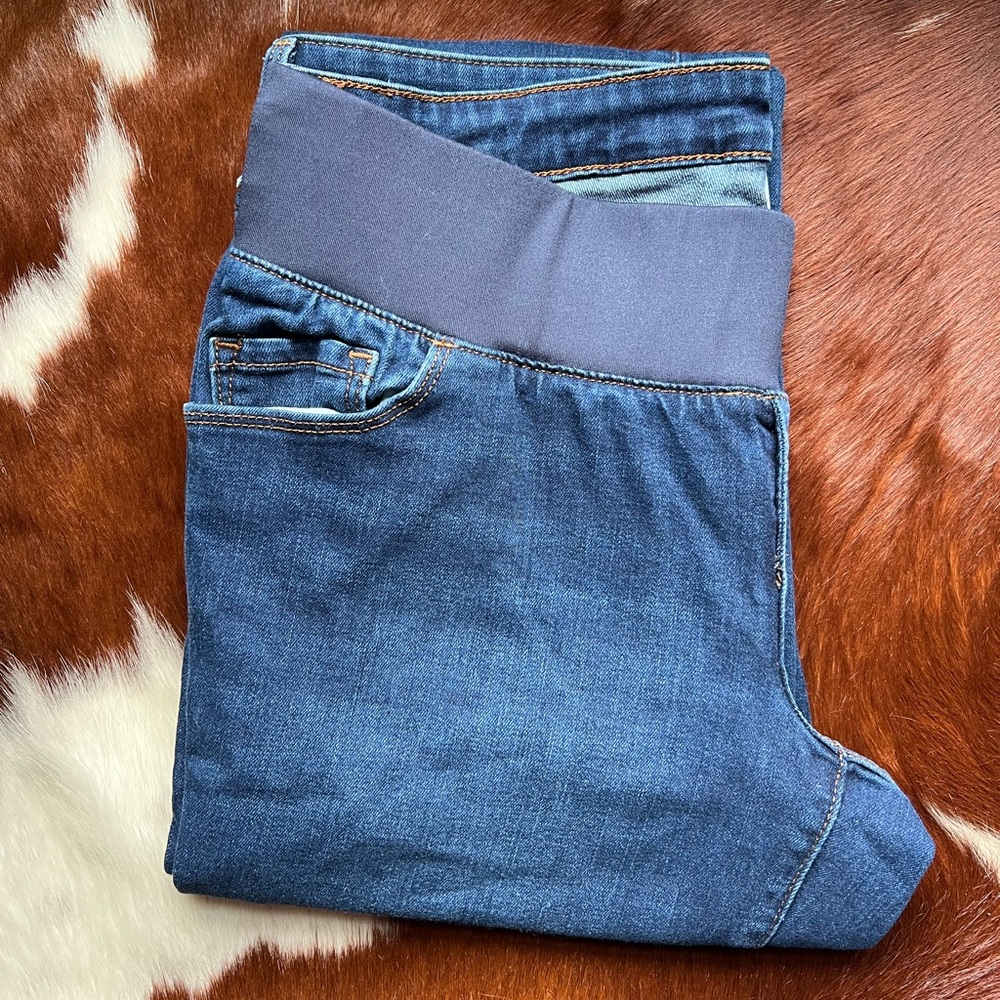Old Navy Front Low-Panel Boot-Cut Maternity Jeans